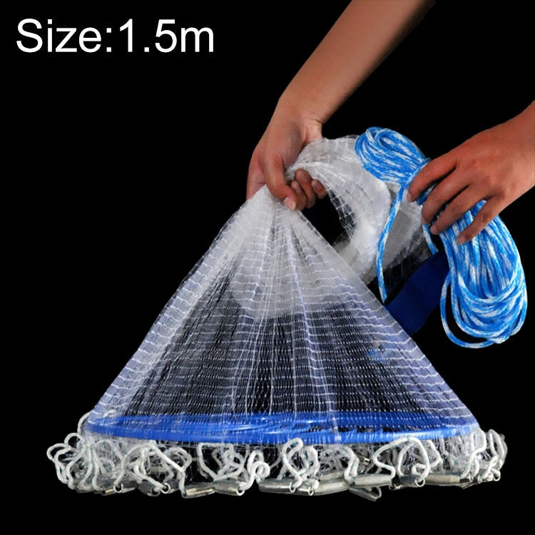 300 Flying Disc Monofilament Fishing Net, Height: 1.5m-Reluova