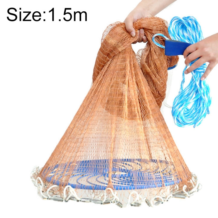 300 Flying Disc Tire Cords Fishing Net, Height: 1.5m-Reluova