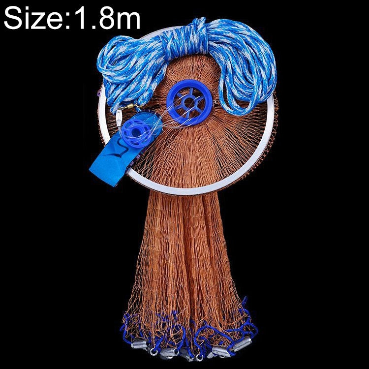 360 Help Throw Tire Cords Fishing Net, Height: 1.8m-Reluova