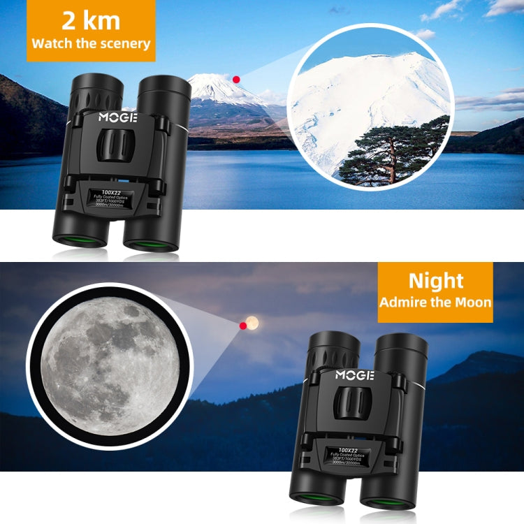 Moge 100x22 Outdoor Professional HD Binocular Reluova