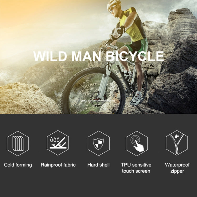 WILD MAN E1 Waterproof Front Bag MTB Mobile Phone Sets Bicycle Tube Bag Riding Accessories Reluova