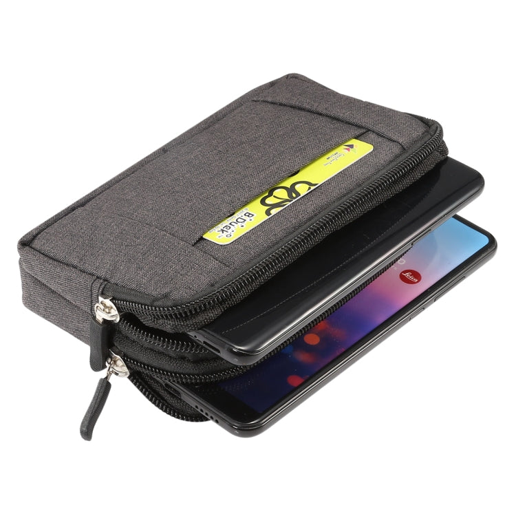 Sports Denim Universal Phone Bag Waist Bag for 5.2 inch or below Smartphones, Size: S Reluova