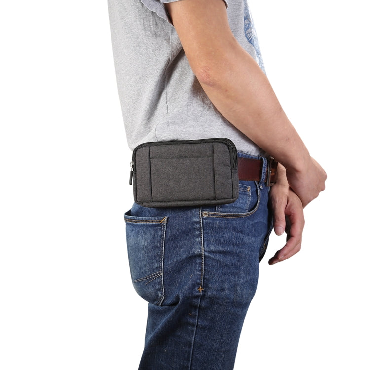 Sports Denim Universal Phone Bag Waist Bag for 5.2 inch or below Smartphones, Size: S Reluova