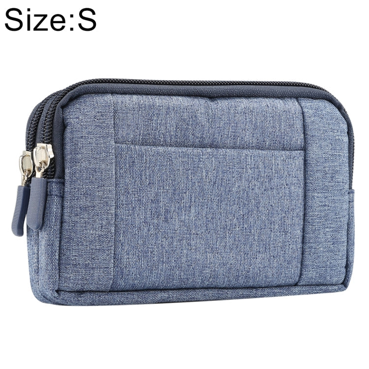 Sports Denim Universal Phone Bag Waist Bag for 5.2 inch or below Smartphones, Size: S Reluova