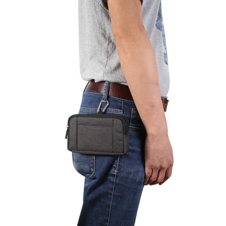 Sports Denim Universal Phone Bag Waist Bag for 6.4~6.5 inch Smartphones, Size: XL Reluova