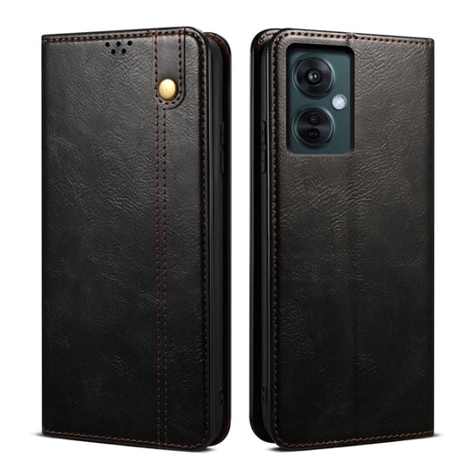 Oil Wax Crazy Horse Texture Leather Phone Case For OnePlus Nord CE 3 Lite / OPPO K11X My Store