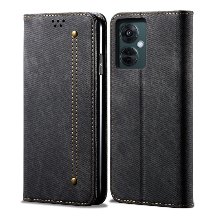 Denim Texture Flip Leather Phone Case For OnePlus Nord CE 3 Lite / OPPO K11X My Store