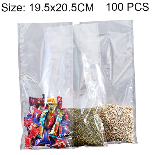 100 PCS Food Vacuum Packaging Transparent Plastic Bag Nylon Fresh-keeping Bag, Size: 25cm x 35cm