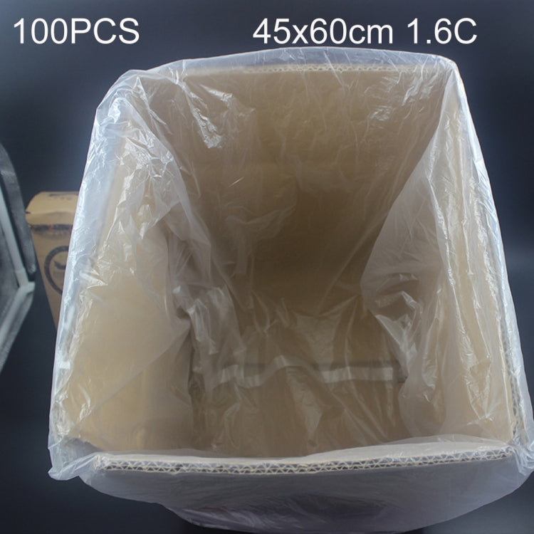 100 PCS 1.6C Dust-proof Moisture-proof Plastic PE Packaging Bag, Size: 45cm x 60cm