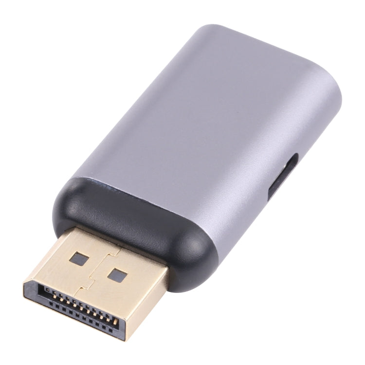 2 in 1 4K 60Hz DP Male to USB-C / Type-C Charging + USB-C / Type-C Female Adapter-Reluova