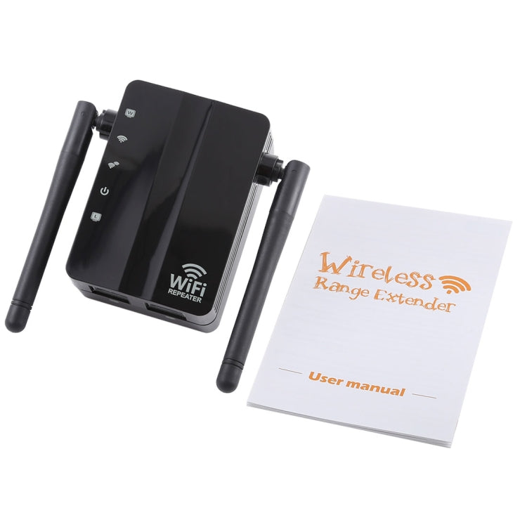 300Mbps Wireless-N Range Extender WiFi Repeater Signal Booster Network Router with 2 External Antenna, EU Plug My Store