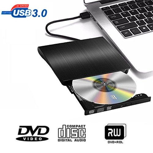 Brushed Texture USB 3.0 POP-UP Mobile External DVD-Rw DVD / CD Rewritable Drive External ODD & HDD Device My Store