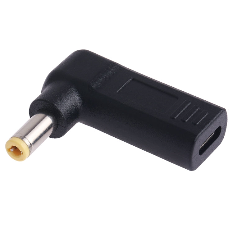 USB-C / Type-C Female to 5.5 x 2.5mm Male Plug Elbow Adapter Connector My Store