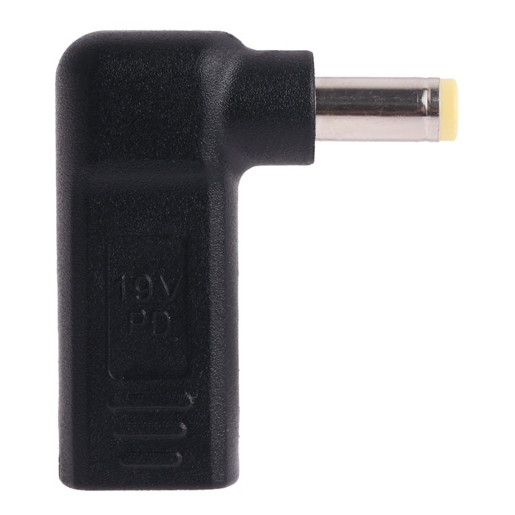 USB-C / Type-C Female to 5.5 x 2.5mm Male Plug Elbow Adapter Connector My Store