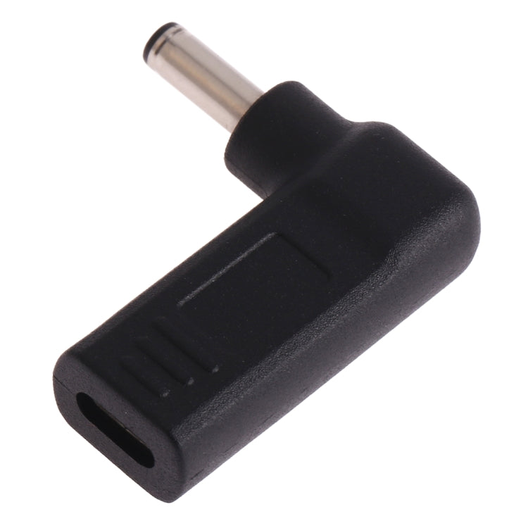 USB-C / Type-C Female to 4.5 x 3.0mm Male Plug Elbow Adapter Connector