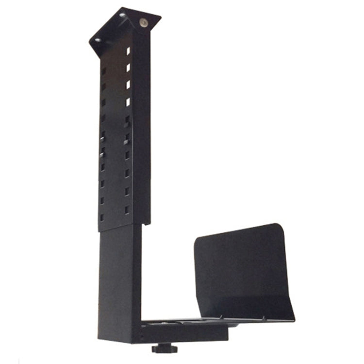 Universal PC Case Holder CPU Stand Hanging Adjustable Computer Mainframe Host Bracket, 300-500mm Height Adjustable, 145-235mm Width Adjustable