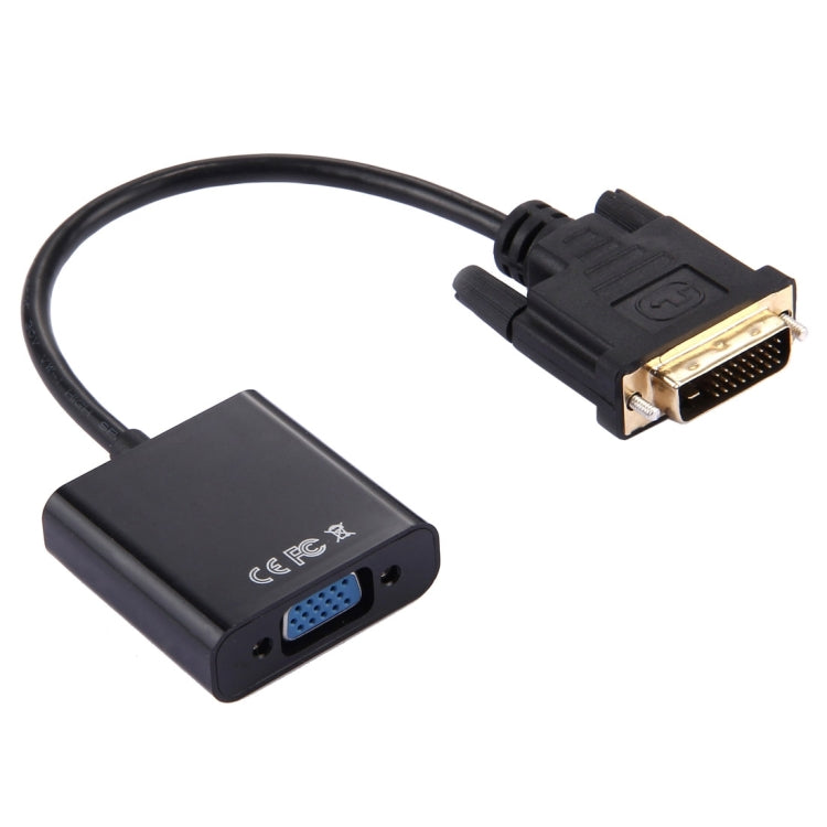 DVI-D 24+1 Pin Man to VGA 15 Pin HDTV Adapter Converter