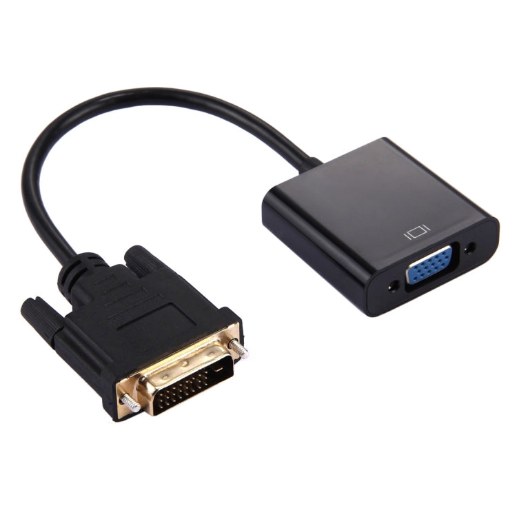 DVI-D 24+1 Pin Man to VGA 15 Pin HDTV Adapter Converter