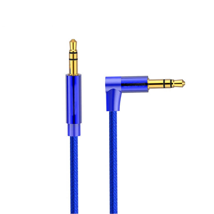 AV01 3.5mm Male to Male Elbow Audio Cable, Length: 1.5m