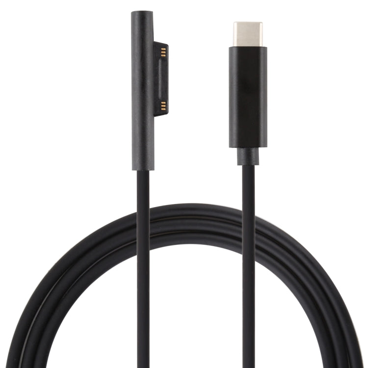 USB-C / Type-C to 6 Pin Magnetic Male Laptop Power Charging Cable for Microsoft Surface Pro 7 / 6 / 5 , Cable Length: about 1.5m My Store