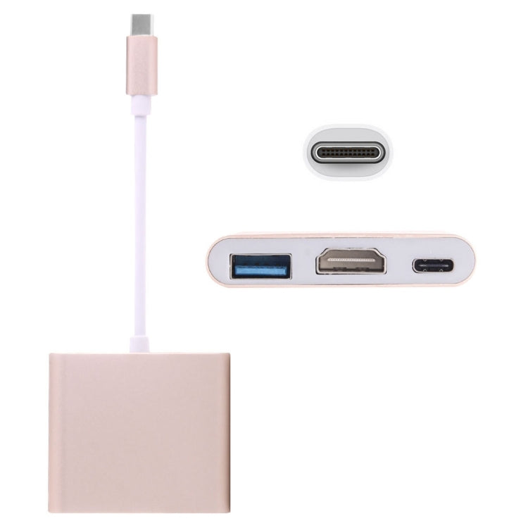 USB-C / Type-C 3.1 Male to USB-C / Type-C 3.1 Female & HDMI Female & USB 3.0 Female Adapter My Store