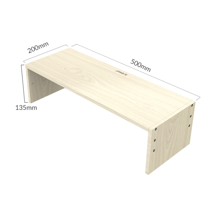 ORICO MSR-02-WD-BP Wood Grain Computer Monitor Holder, Size: 50 x 20 x 13.5cm