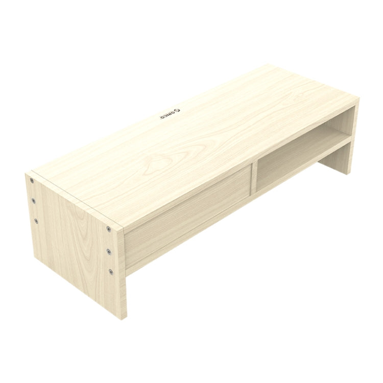 ORICO MSR-05-WD-BP 2-layer Wood Grain Computer Monitor Holder with Drawer, Size: 50 x 20 x 13.5cm My Store