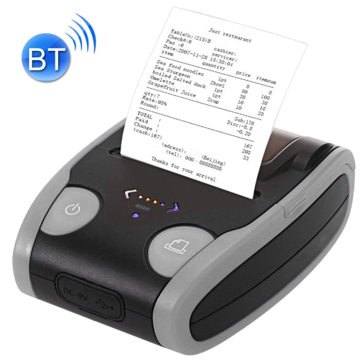 QS-5806 Portable 58mm Bluetooth POS Receipt Thermal Printer My Store