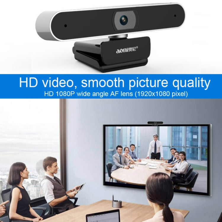 Aoni A30 Beauty FHD 1080P Smart IPTV WebCam Teleconference Teaching Live Broadcast Computer Camera with Microphone