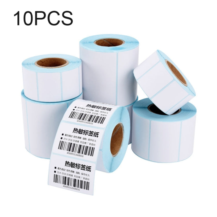 10 PCS 60mmx40mm 700 Sheets Self-adhesive Thermal Barcode Label Paper