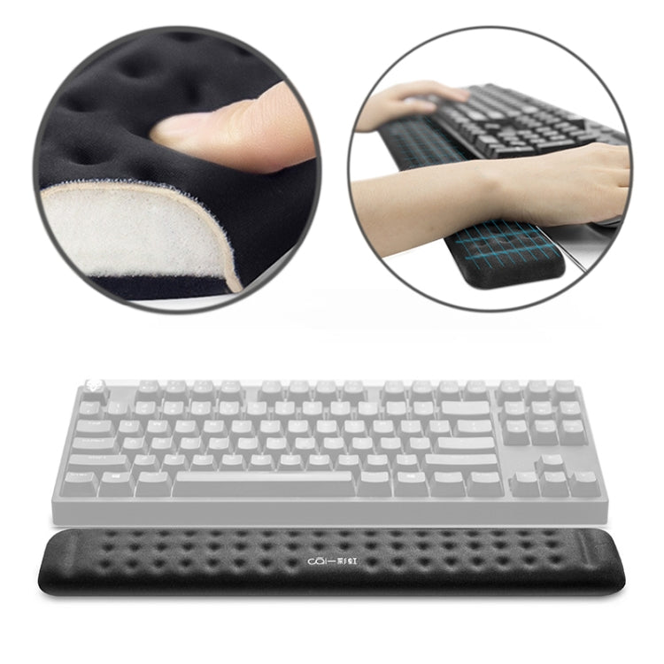 Mechanical Keyboard Wrist Rest Memory Foam Mouse Pad, Size : M My Store