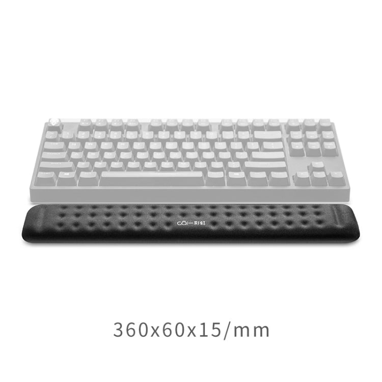 Mechanical Keyboard Wrist Rest Memory Foam Mouse Pad, Size : M