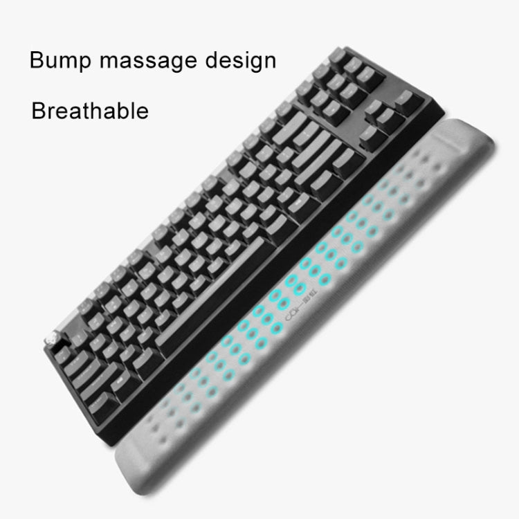 Mechanical Keyboard Wrist Rest Memory Foam Mouse Pad, Size : M