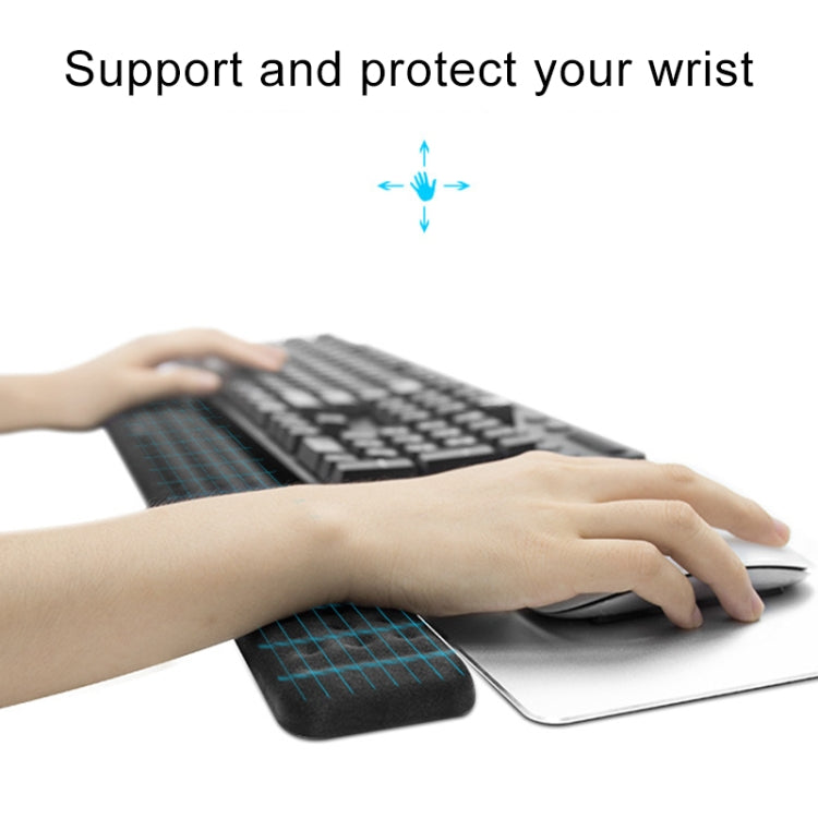 Mechanical Keyboard Wrist Rest Memory Foam Mouse Pad, Size : M My Store