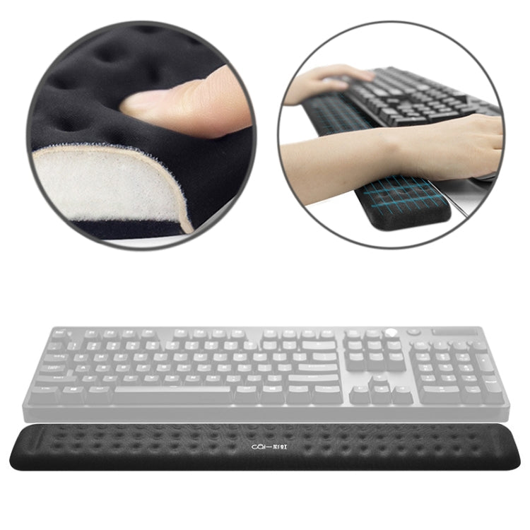 Mechanical Keyboard Wrist Rest Memory Foam Mouse Pad, Size : L My Store