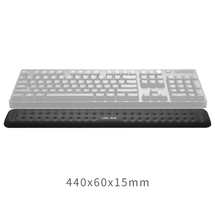 Mechanical Keyboard Wrist Rest Memory Foam Mouse Pad, Size : L