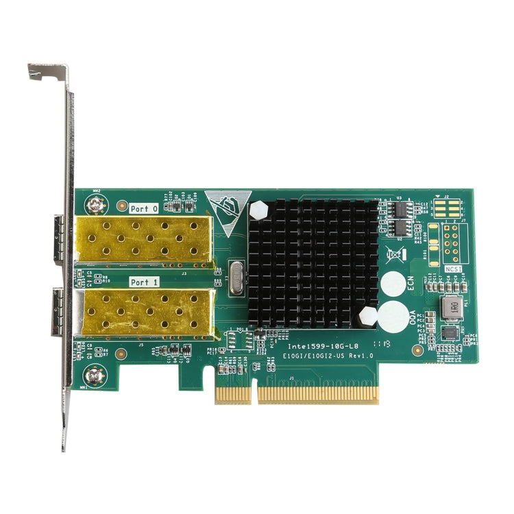 XXA037 Intel 82599 Dual SFP Port  PCI Express FCoE PCIe x8 10 Gigabit Ethernet Network Optical LAN Card Adapter