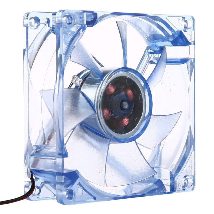 8025 4 Pin DC 12V 0.18A Computer Case Cooler Cooling Fan with LED Light, Random Color Delivery , Size: 80x80x25mm My Store