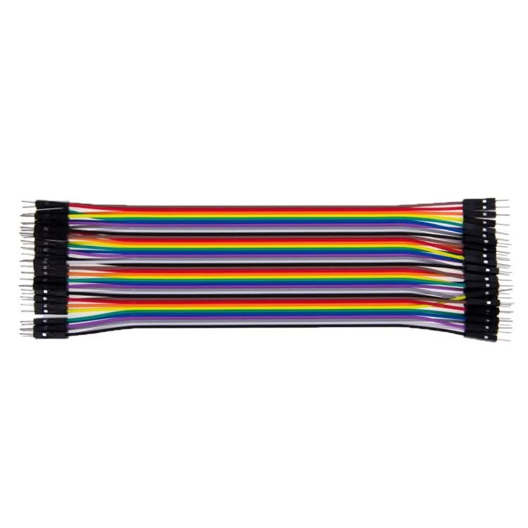 Multicolored  40 Pin Breadboard Jumper Wires Ribbon Cable My Store