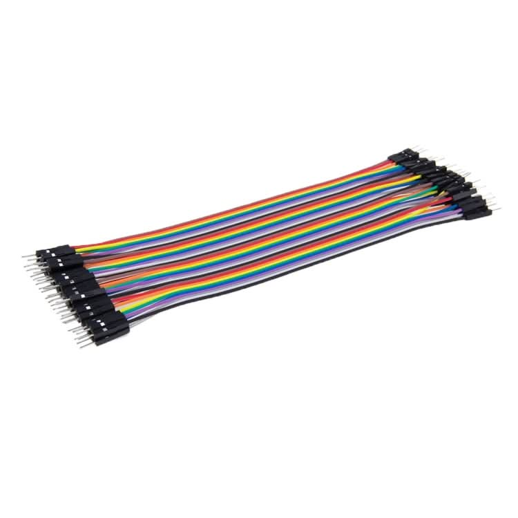 Multicolored  40 Pin Breadboard Jumper Wires Ribbon Cable My Store