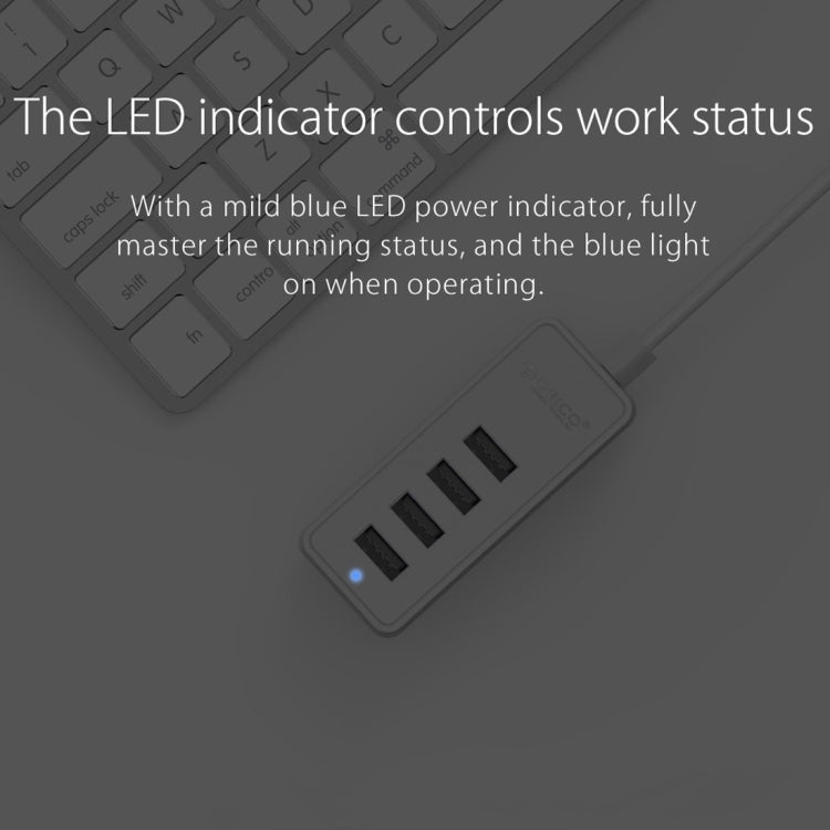 ORICO W5P-U2-100 USB 2.0 Desktop HUB with 100cm Micro USB Cable Power Supply My Store