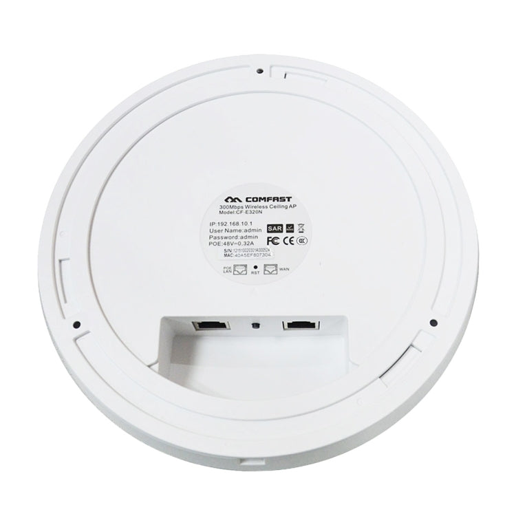 COMFAST CF-E320N MTK7620N 300Mbps/s UFO Shape Wall Ceiling Wireless WiFi AP / Repeater with 7 Colors LED Indicator Light & 48V POE Adapter, Got CE / ROHS / FCC / CCC Certification