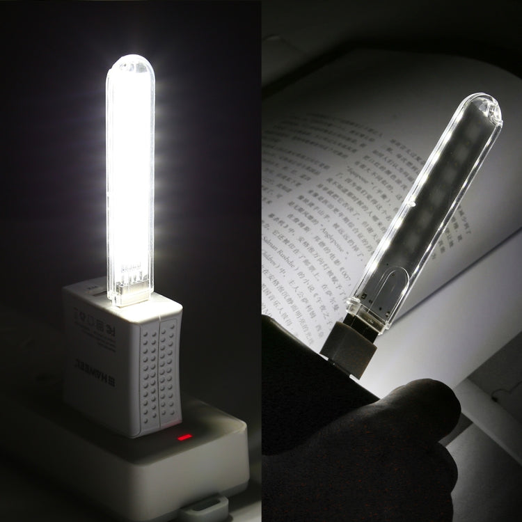 8LEDs 5V 200LM USB LED Book Light Portable Night Light, with 8 Pin Adapter My Store