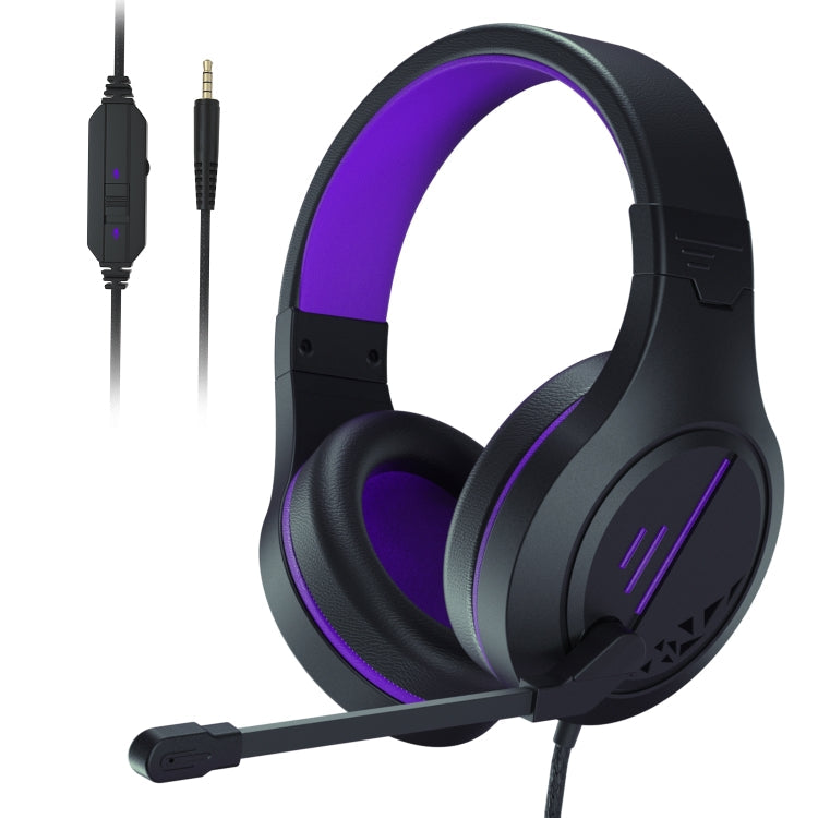 SADES MH601 3.5mm Plug Wire-controlled Noise Reduction E-sports Gaming Headset with Retractable Microphone, Cable Length: 2.2m