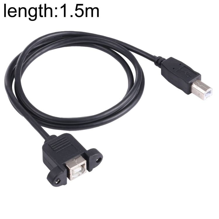 USB BM to BF Printer Extension Cable with Screw Hole, Length: 1.5m My Store