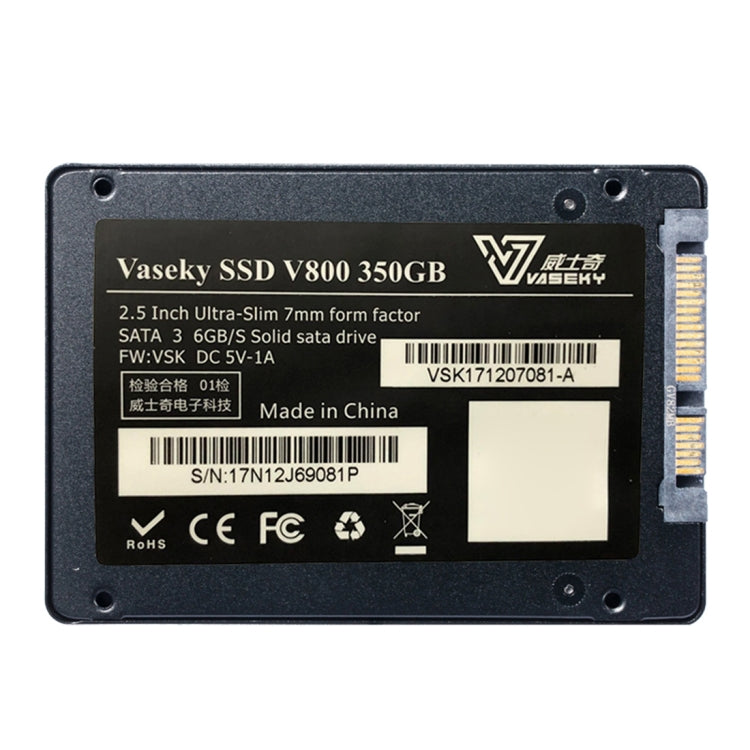 Vaseky V800 350GB 2.5 inch SATA3 6GB/s Ultra-Slim 7mm Solid State Drive SSD Hard Disk Drive for Desktop, Notebook My Store