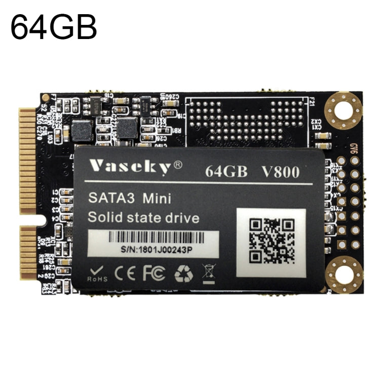 Vaseky V800 64GB 1.8 inch SATA3 Mini Internal Solid State Drive MSATA SSD Module for Laptop My Store