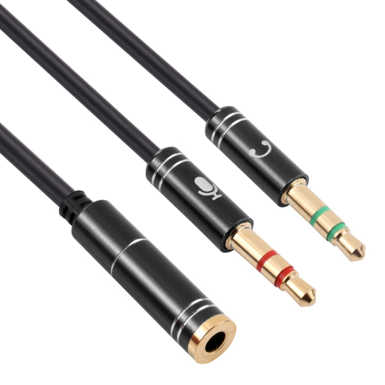 3.5mm Female to 2 x 3.5mm Male Adapter Cable