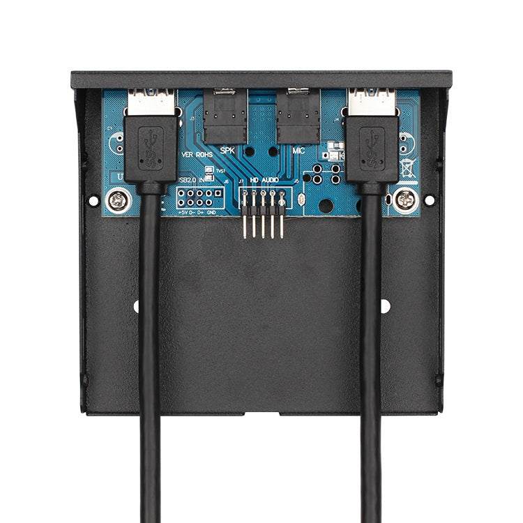 2 Ports + HD-AUDIO USB 3.0 Front Panel Data Hub-Reluova