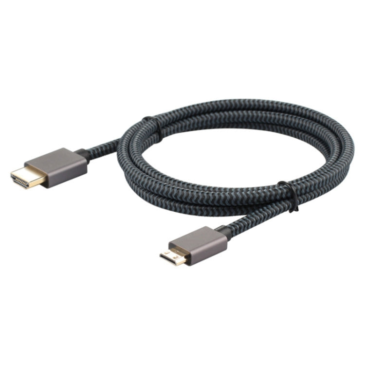 ULT-unite Gold-plated Head HDMI 2.0 Male to Mini HDMI Male Nylon Braided Cable, Cable Length: 1.2m